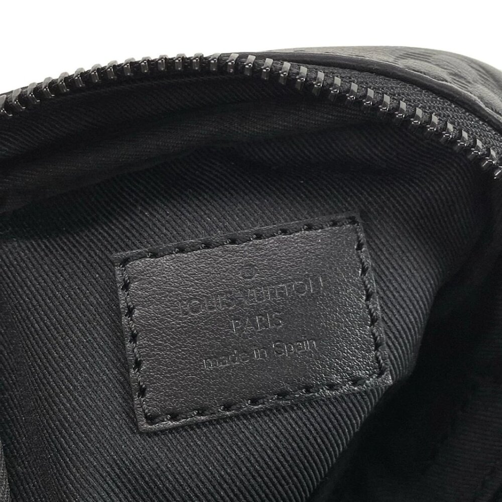 LOUIS VUITTON Double Phone Pouch Black Monogram Shadow -1349-031725 - Picture 14 of 14